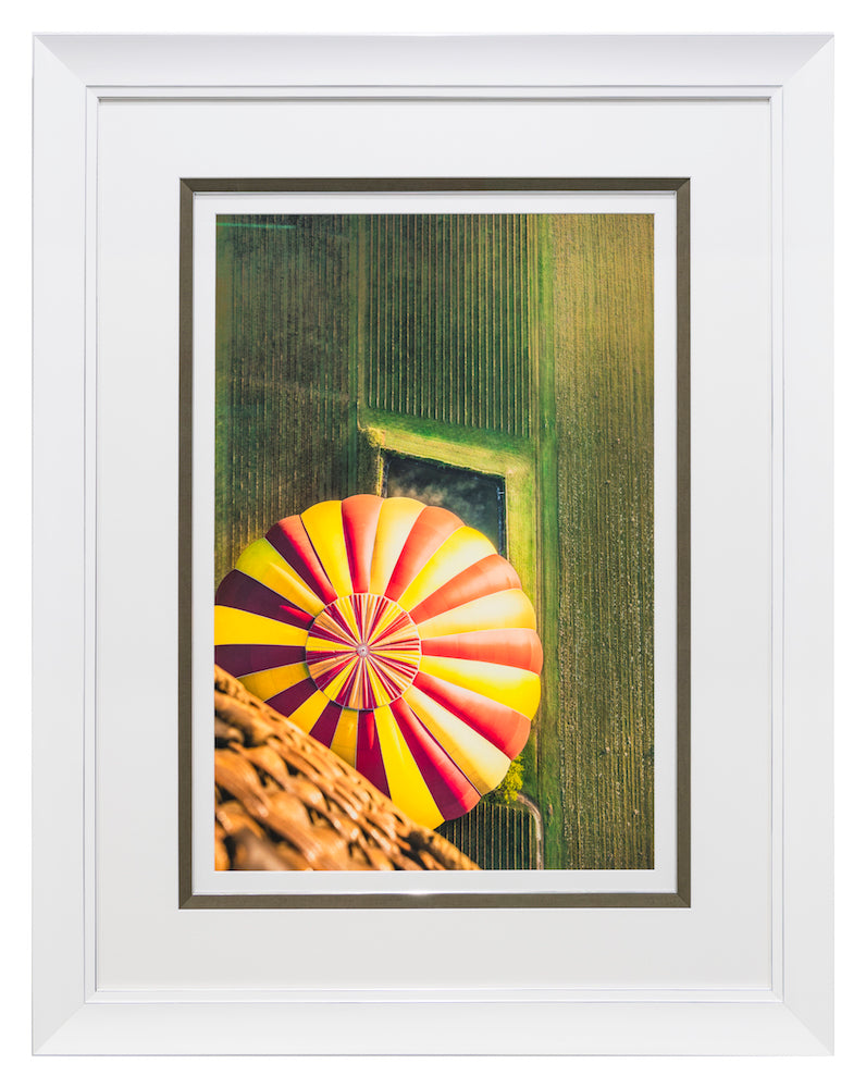Balloon Below: Harmony in Flight (Exhibition Piece)