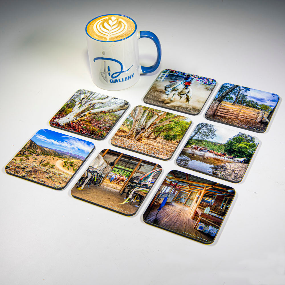 Jaime Dormer’s Coaster Collection | Australian Made Cork Coasters with High Gloss Finish