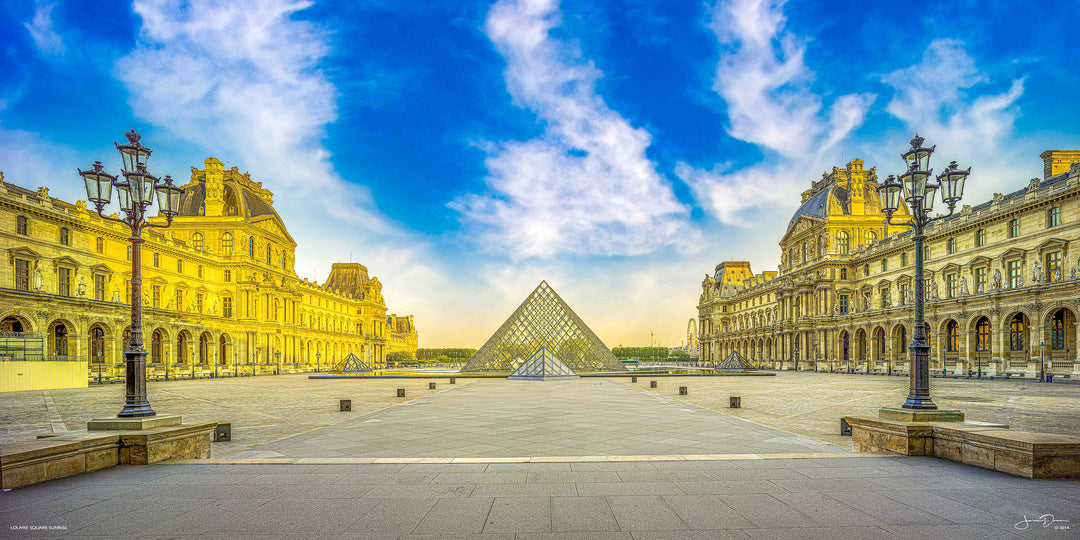 Louvre Square Sunrise