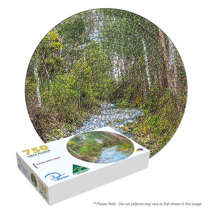 Alpine Forest Creek (Round)