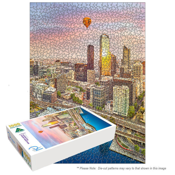 Balloon Above the Rialto (Portrait)