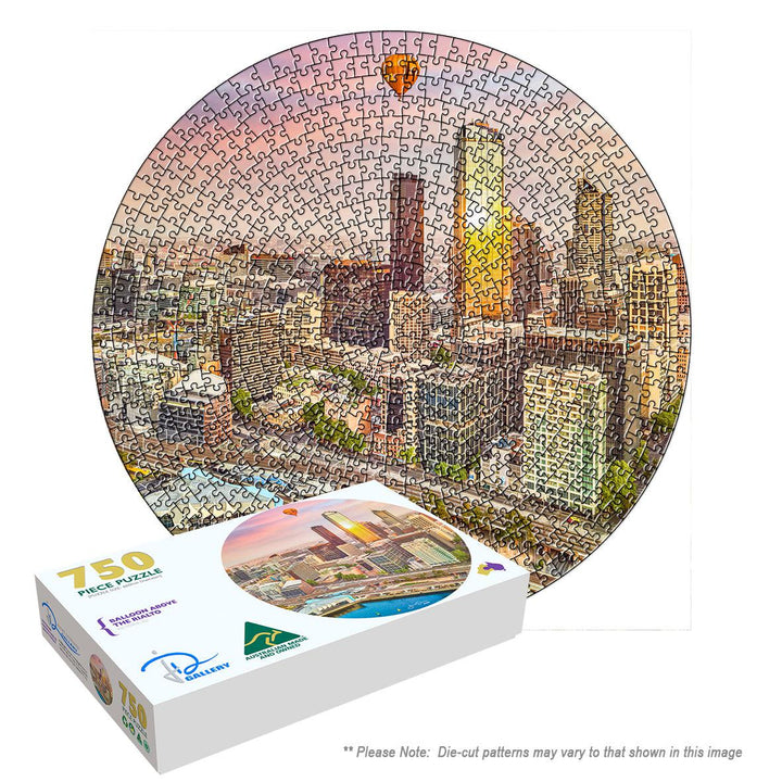 Balloon above the Rialto (Round)