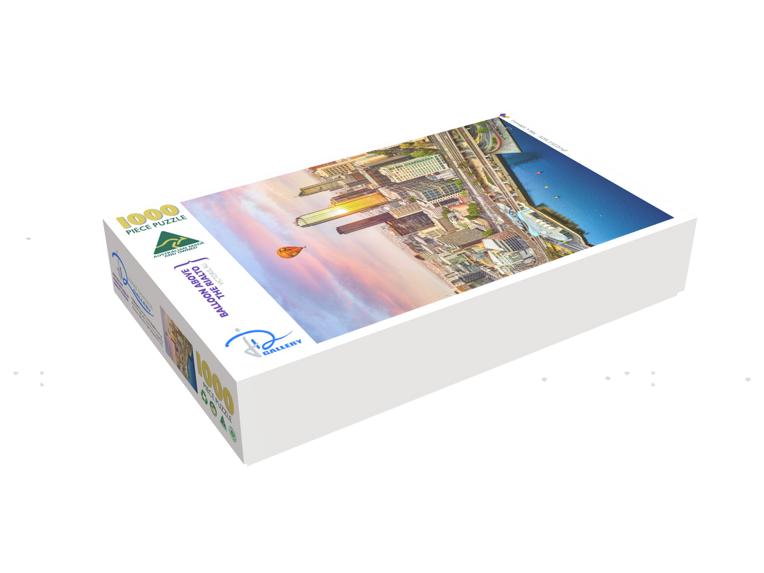 Balloon Above the Rialto (Portrait)