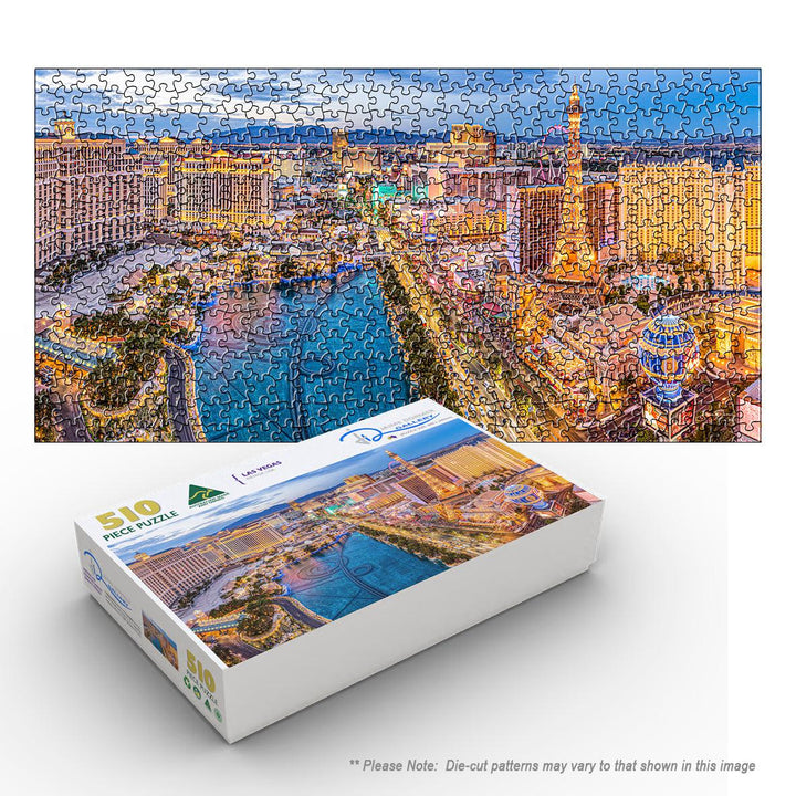 Las Vegas Lights (Panorama) Puzzle