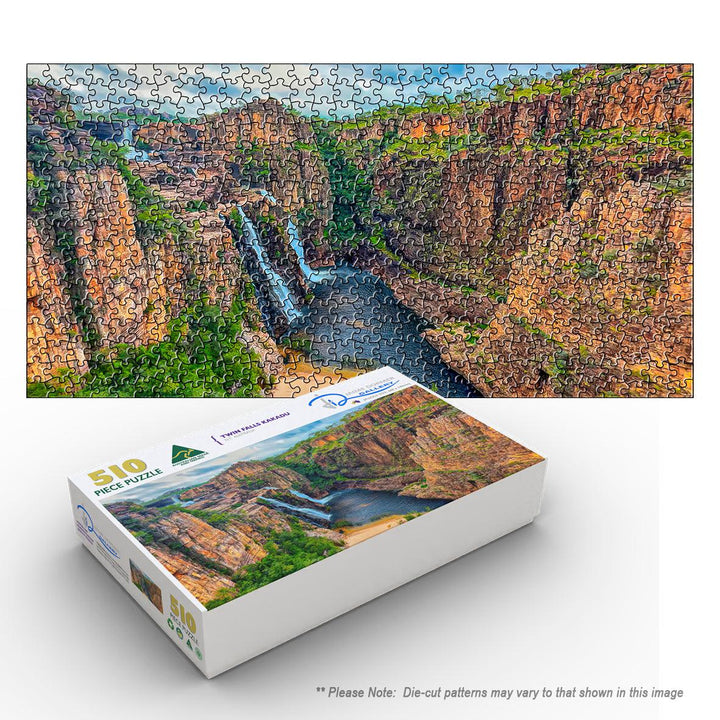 Twin Falls Kakadu (Panorama) Puzzle