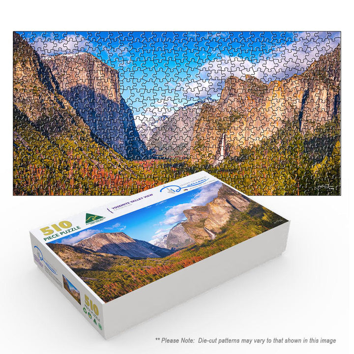 Yosemite Valley View (Panorama) Puzzle