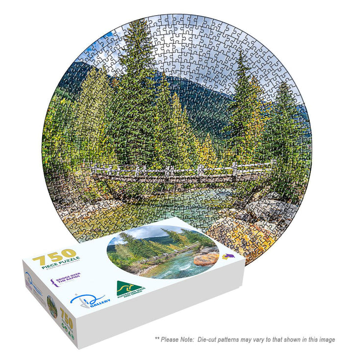 Bridge Over the Rapids (Round)