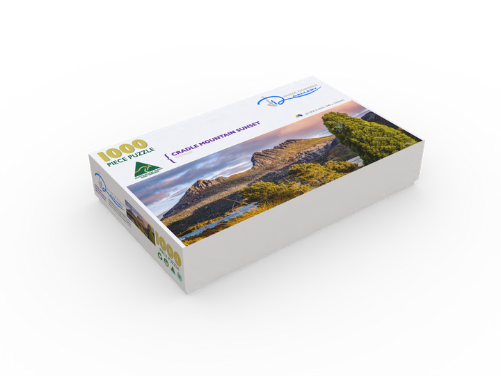 Cradle Mountain Sunset (Panorama) Puzzle