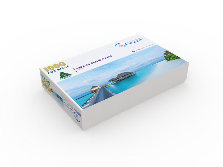 Finolhu Island Wharf (Panorama) Puzzle