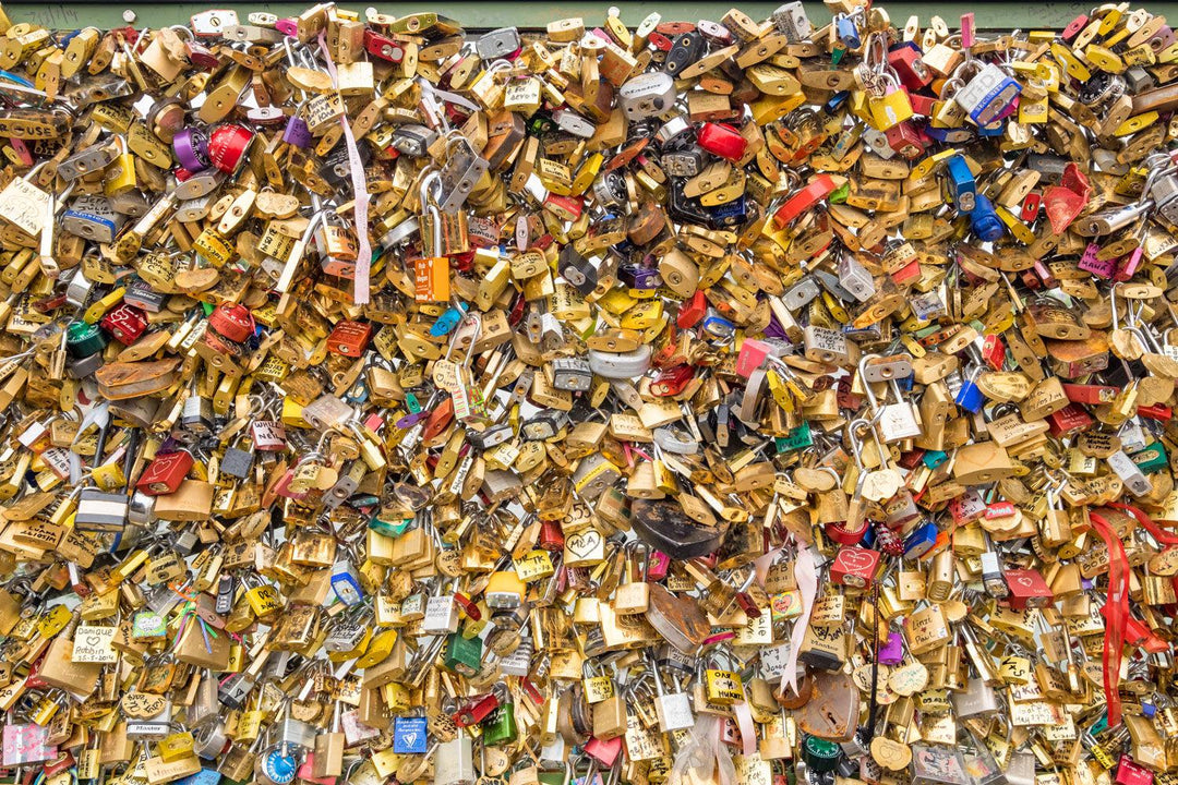 Locks of Love (Landscape) Jigsaw Puzzle by Artist Jaime Dormer and Manufactured by QPuzzles in Queensland