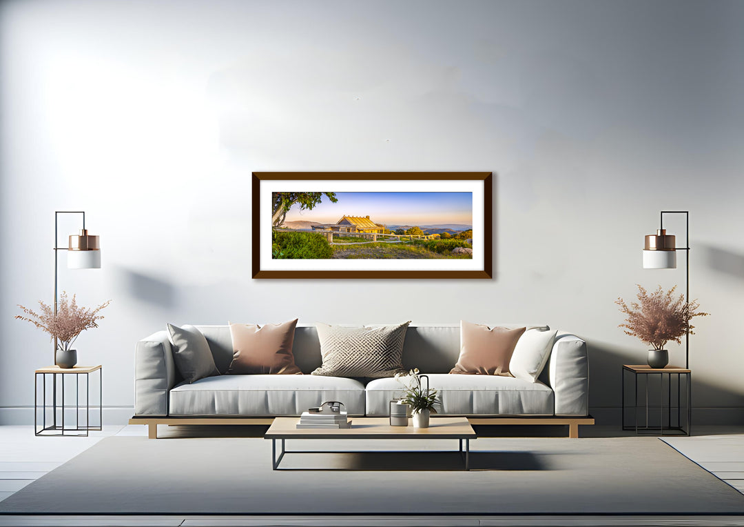 Craig's Hut Sunrise Panoramic Print
