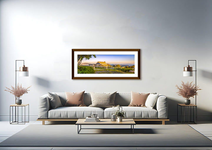 Craig's Hut Sunrise Panoramic Print
