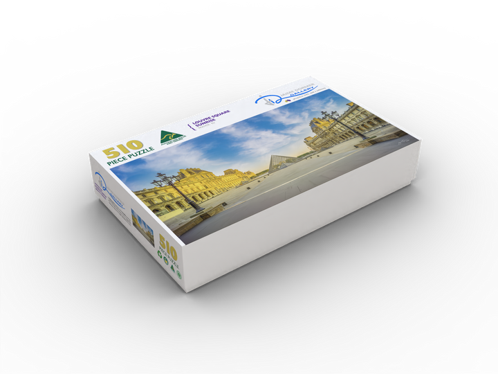 Timeless Elegance The Louvre Square (Panorama) Puzzle