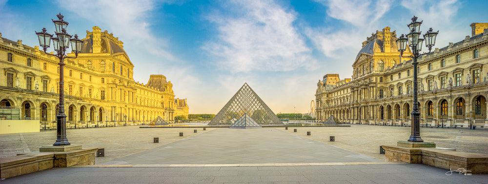 Timeless Elegance The Louvre Square (Panorama) Puzzle