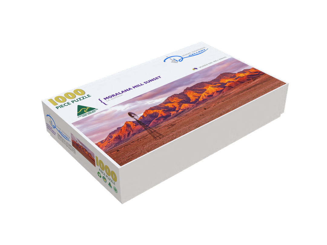 Moralana Mill Sunset (Panorama) Puzzle