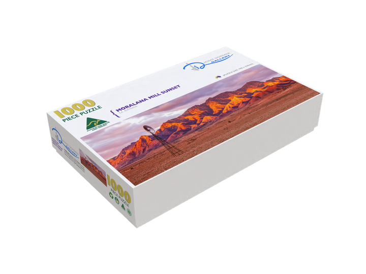 Moralana Mill Sunset (Panorama) Puzzle