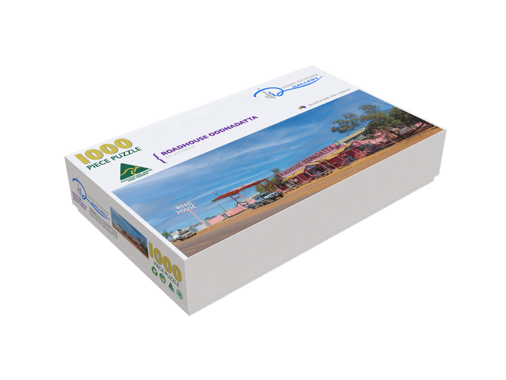 The Pink Roadhouse Oodnadatta (Panorama) Puzzle