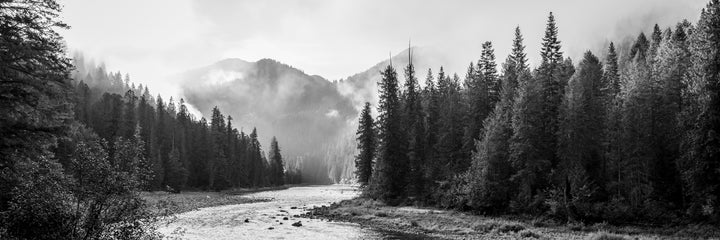 Snake River Serenity in Monochrome