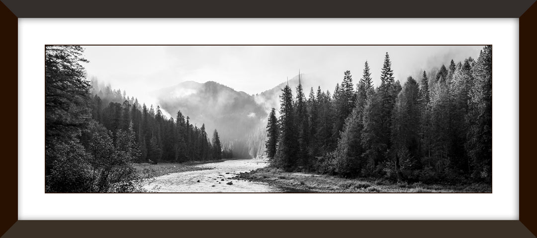 Snake River Serenity in Monochrome