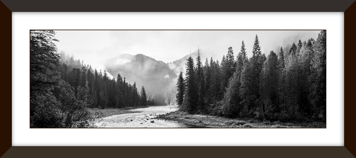 Snake River Serenity in Monochrome