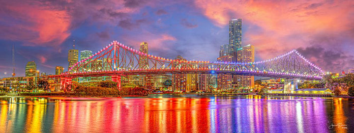 Twilight Story Bridge (Panorama) Puzzle
