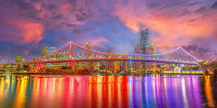 Twilight Story Bridge (Panorama) Puzzle