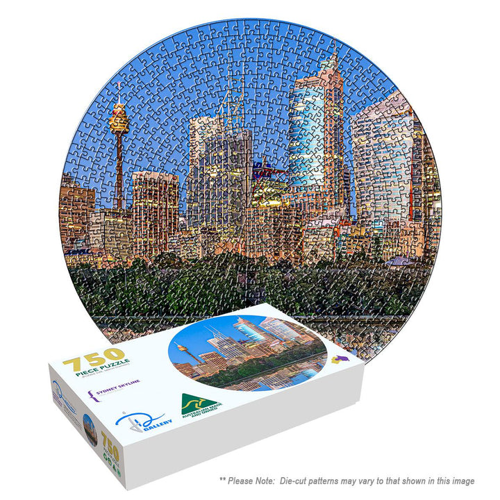 Sydney Skyline (Round)