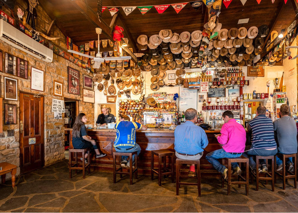The Birdsville Hotel (Landscape) Jigsaw Puzzle by Artist Jaime Dormer and Manufactured by QPuzzles in Queensland
