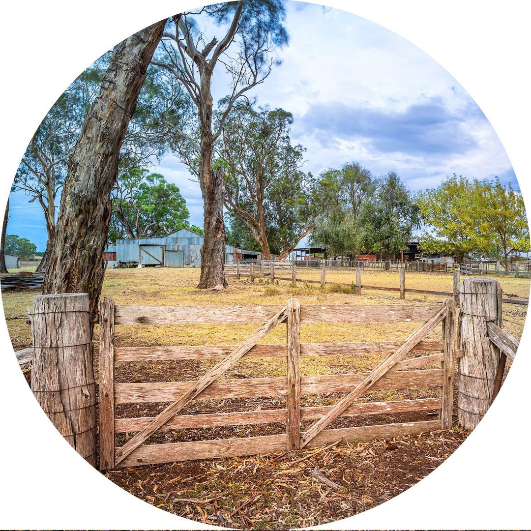The Last Gate (Round) Jigsaw Puzzle by Artist Jaime Dormer and Manufactured by QPuzzles in Queensland