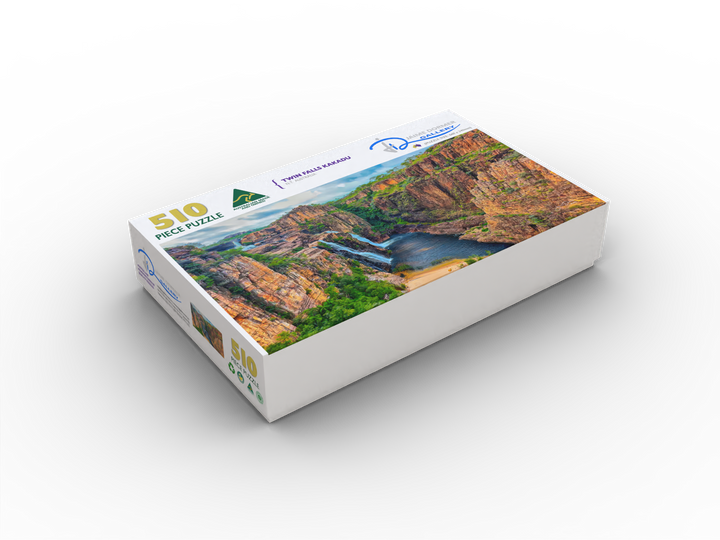 Twin Falls Kakadu (Panorama) Puzzle