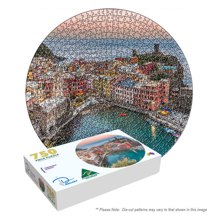 Vernazza Sunset (Round)