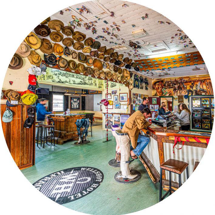 Wellshot Hotel (Round) Jigsaw Puzzle by Artist Jaime Dormer and Manufactured by QPuzzles in Queensland