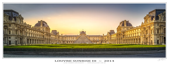 Louvre Sunrise III Poster