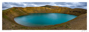 Iceland Volcanic Crater Lake