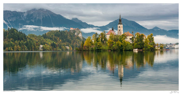 Reflections in Lake Bled