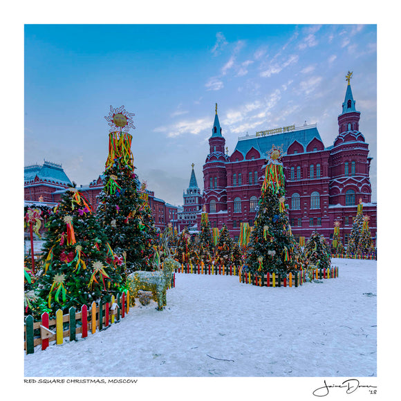 Red Square Christmas Moscow