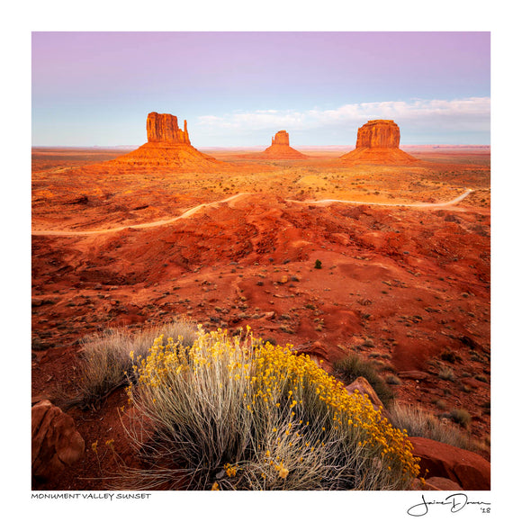 Monument Valley Sunset