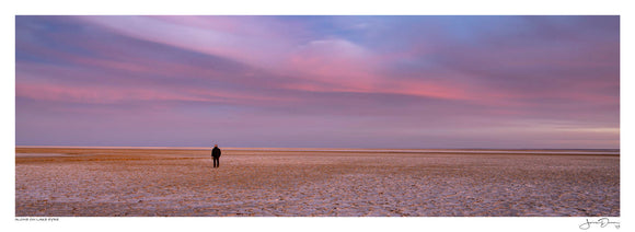 Alone on Lake Eyre