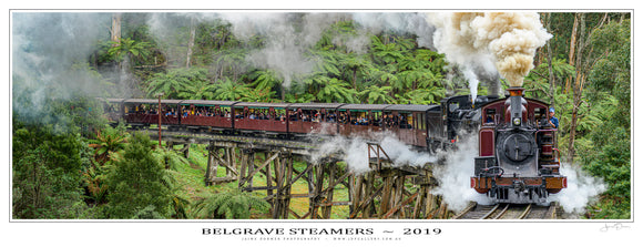 Belgrave Steamers Poster