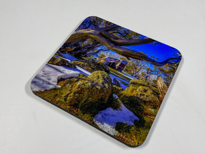 Rustic Heritage #1: Aussie Huts Coaster Collection (Set of 8)