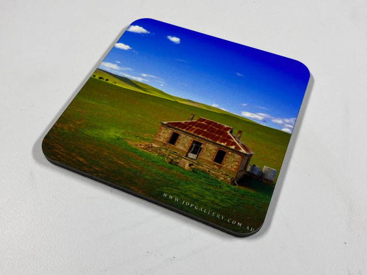 Rustic Heritage #1: Aussie Huts Coaster Collection (Set of 8)