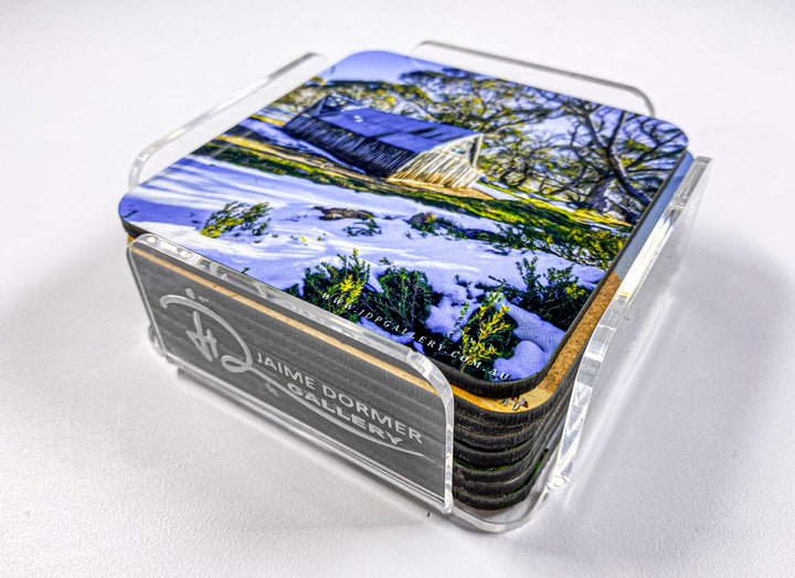 Rustic Heritage #1: Aussie Huts Coaster Collection (Set of 8)