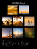 Sunrises #1 Coasters (Set of 8)