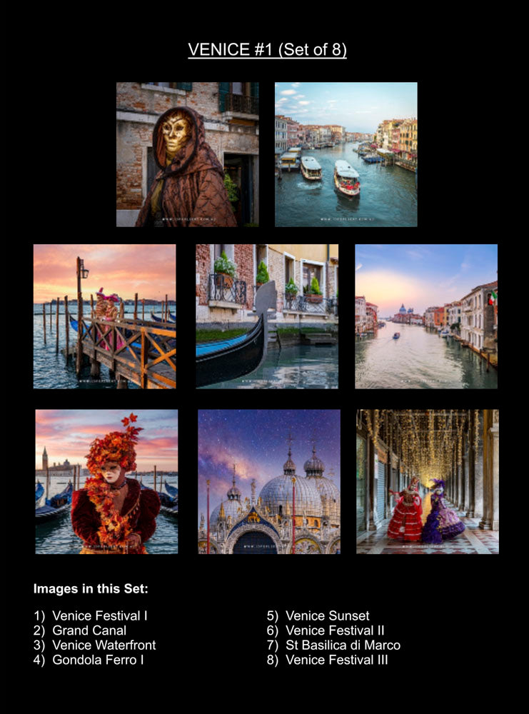 Eternal Venice Coaster Collection (Set of 8)