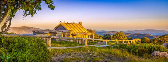 Craig's Hut Sunrise (Pano) Jigsaw Puzzle by Artist Jaime Dormer and Manufactured by QPuzzles in Queensland