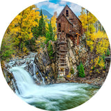 Crystal Mill (Round) Jigsaw Puzzle by Artist Jaime Dormer and Manufactured by QPuzzles in Queensland