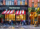 Fleet Street Hotel (Landscape) Jigsaw Puzzle by Artist Jaime Dormer and Manufactured by QPuzzles in Queensland