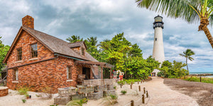 Florida Keys Lighthouse (Panorama) Jigsaw Puzzle by Artist Jaime Dormer and Manufactured by QPuzzles in Queensland
