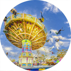 Flying High (Round) Jigsaw Puzzle by Artist Jaime Dormer and Manufactured by QPuzzles in Queensland