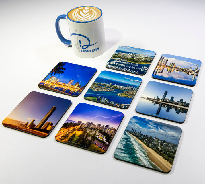 Skyline & Sands Gold Coast Coaster Collection (Set of 8)